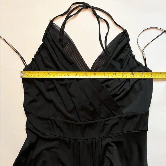 Theory Black Spaghetti Strap Dress - Picture 9 of 10